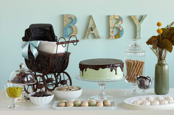 Vintage Baby Shower Theme