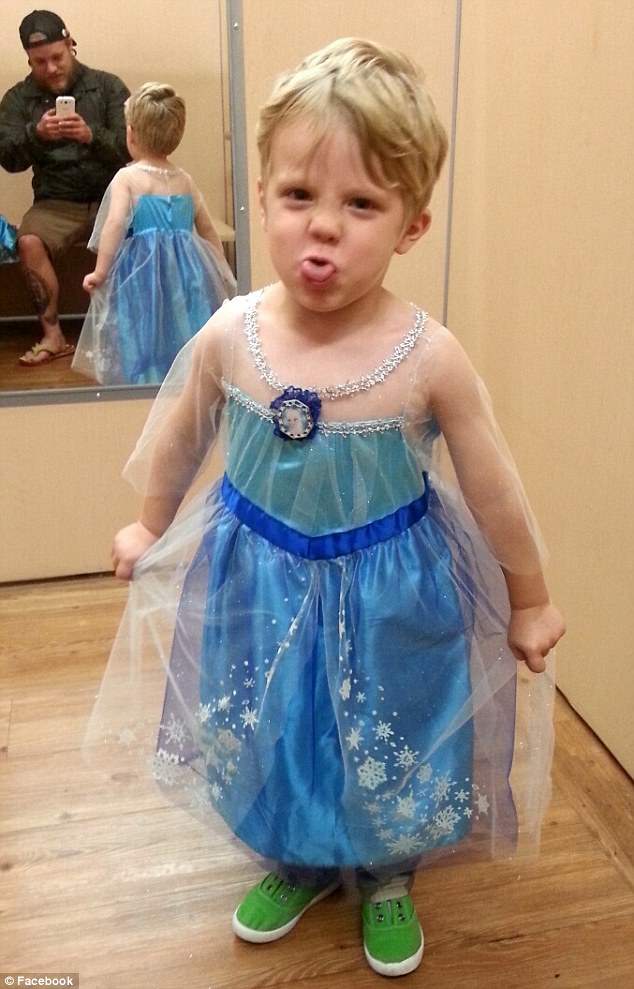 boys in princess dresses