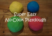 Easy No Cook Playdough Recipe