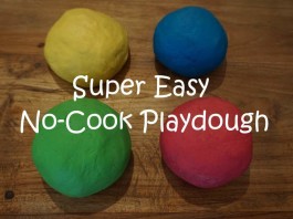 Easy No Cook Playdough Recipe