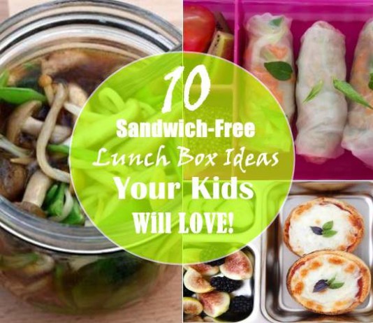 sandwich-free kids lunch box ideas