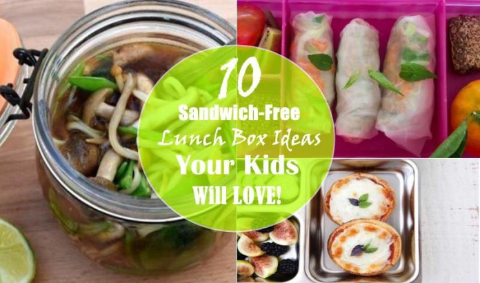 sandwich-free kids lunch box ideas